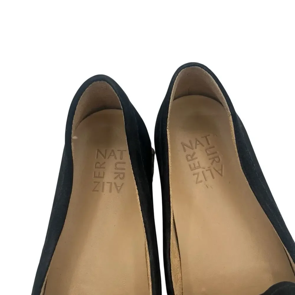 Naturalizer Alexa Flat Espadrille Black Suede Size 8  *FINAL PRICE*